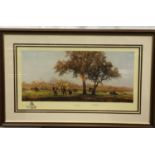 David Shepard ltd edition print "Luangwa Evening" signed to bottom no 1235/1500 with intented