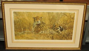 Large framed limited edition print by Matthew Hillier. Signed in pencil number 85/850. Frame size