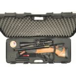 Top quality Daystate Pulsar air rifle with fitted Hawke Sidewinder scope. Comes with accessories