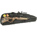 Top quality Weihrauch HW100 air rifle with laminated stock in good condition. Comes with kit bag and