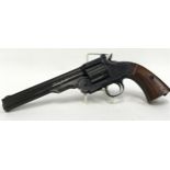 Quality ASG Smith & Wesson Schofield No.3 revolver 6" .177 air pistol. In excellent condition c/w