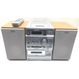 Sony HIFI System. With mini disc - radio - Turntable and cd. Complete with speakers and remote