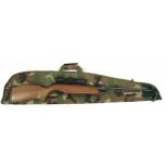 Vintage Gamo Magnum .22 air rifle with camo kit bag. Overall length 43". *RESTRICTIONS APPLY.