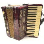 A vintage Hohner Tango II squeezebox/accordian.