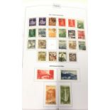 Folder of nicely presented Japan stamps