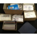 Very large collection of First Day Covers and mint stamp issues. Mainly Jersey/Guernsey, also