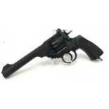 Quality Webley .455 MkVI air pistol c/w hard carry case. *RESTRICTIONS APPLY. REFER TO AUCTION