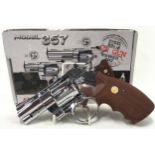 Quality KWC model 357 .177 air pistol. Excellent condition and boxed. *RESTRICTIONS APPLY. REFER