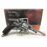 Quality Gletcher NGT F .177 air pistol. Chrome version. Excellent condition with box.*RESTRICTIONS