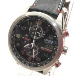 Citizen Eco-Drive gents World Chronograph A-T. Limited edition no 766/2500. Model ref H800