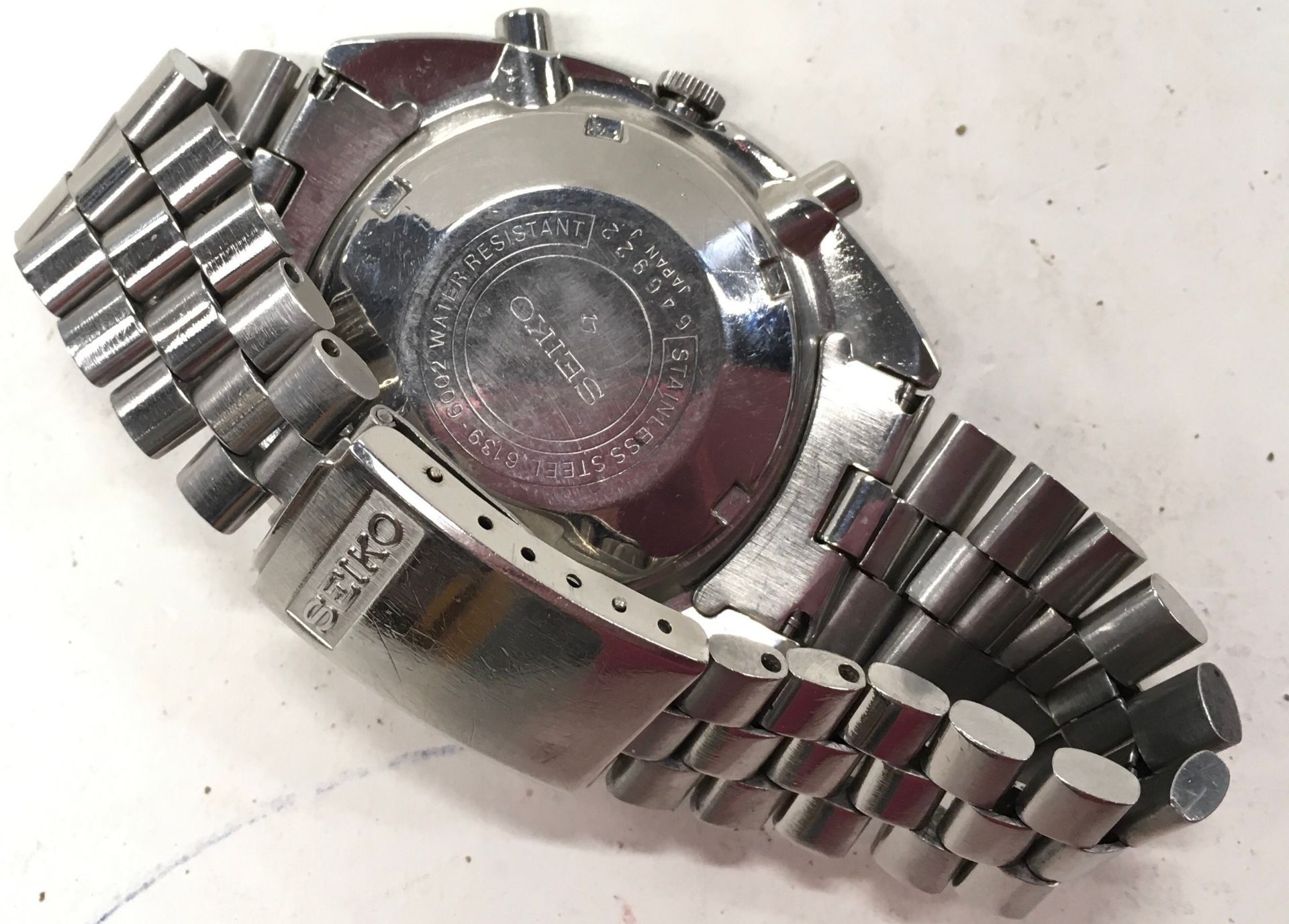 Collectible Seiko 6139-6002 'Pogue' automatic chronograph. Fully working, chronograph resets to zero - Image 4 of 4