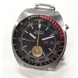 Rare Seiko 5 'Speed Timer' gents automatic watch with coke bezel. Model number 6139-6032. Serial