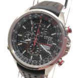 Collectible gents Citizen Eco-Drive Red Arrows chronograph. Model H800 S085004. Inner and outer