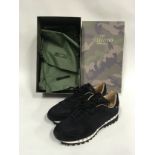 Pair of Valentino Rockstud Camouflage trainers with box and shoe bags. Size 41. Ref X469.
