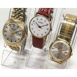 Collection of three vintage Soviet era Sekonda gents watches. Two automatic and one manual. All in