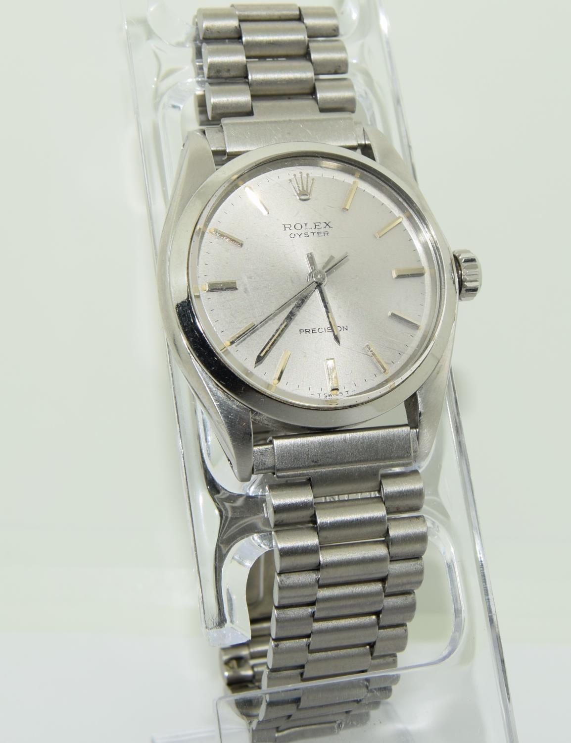 Rolex "Oyster gents stainless steel wristwatch year 1973 model 6426, movement 1225 serial no 349****