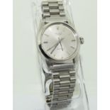 Rolex "Oyster gents stainless steel wristwatch year 1973 model 6426, movement 1225 serial no 349****