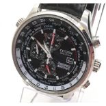 Collectible gents Citizen Eco-Drive Red Arrows chronograph. Model B612 S069149. Inner and outer