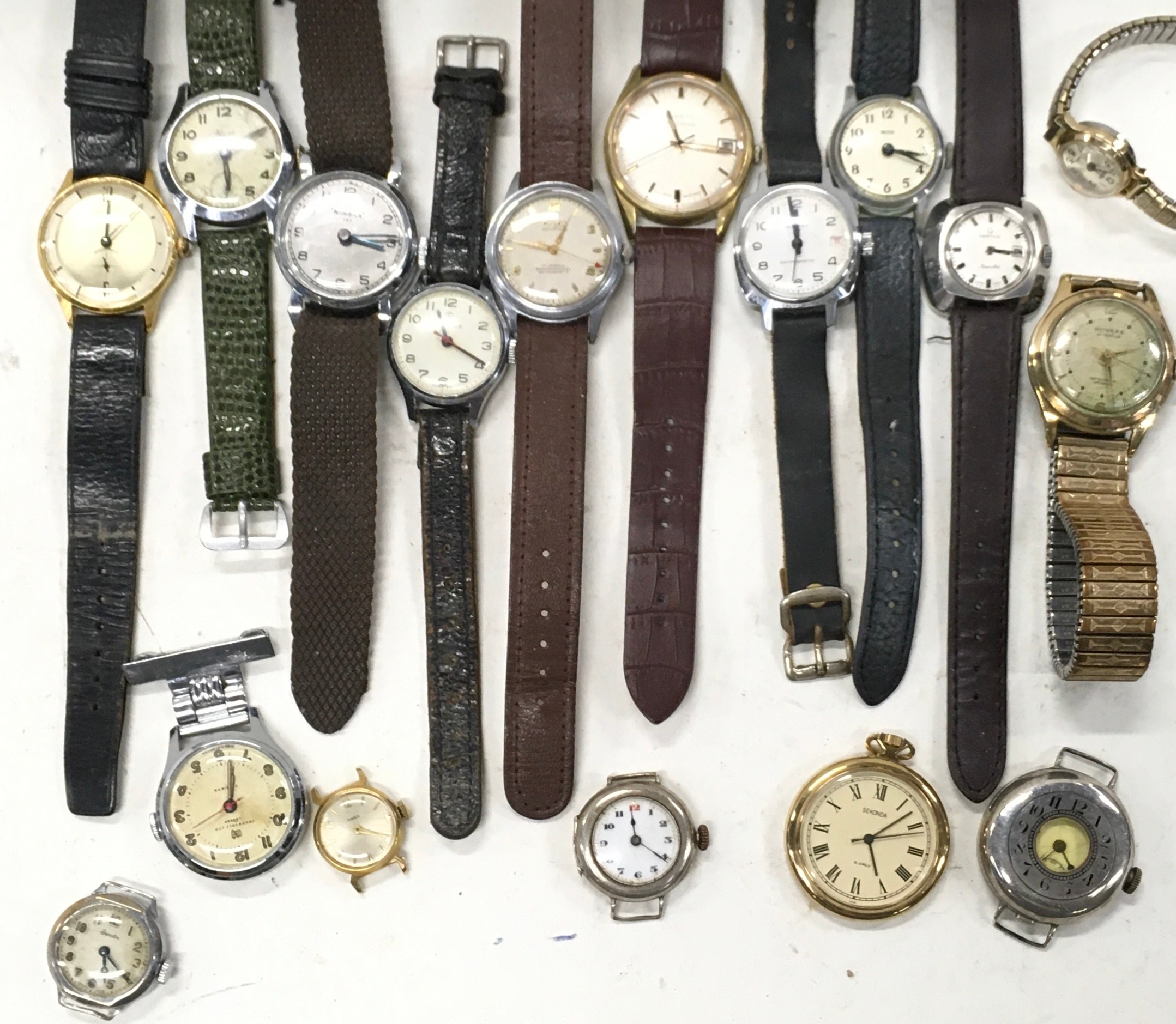Collection of vintage watches, mostly mechanical. All being sold a/f but many seen working. Includes