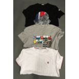 3 Moncler T-shirts. Size L and XL. Ref X468.