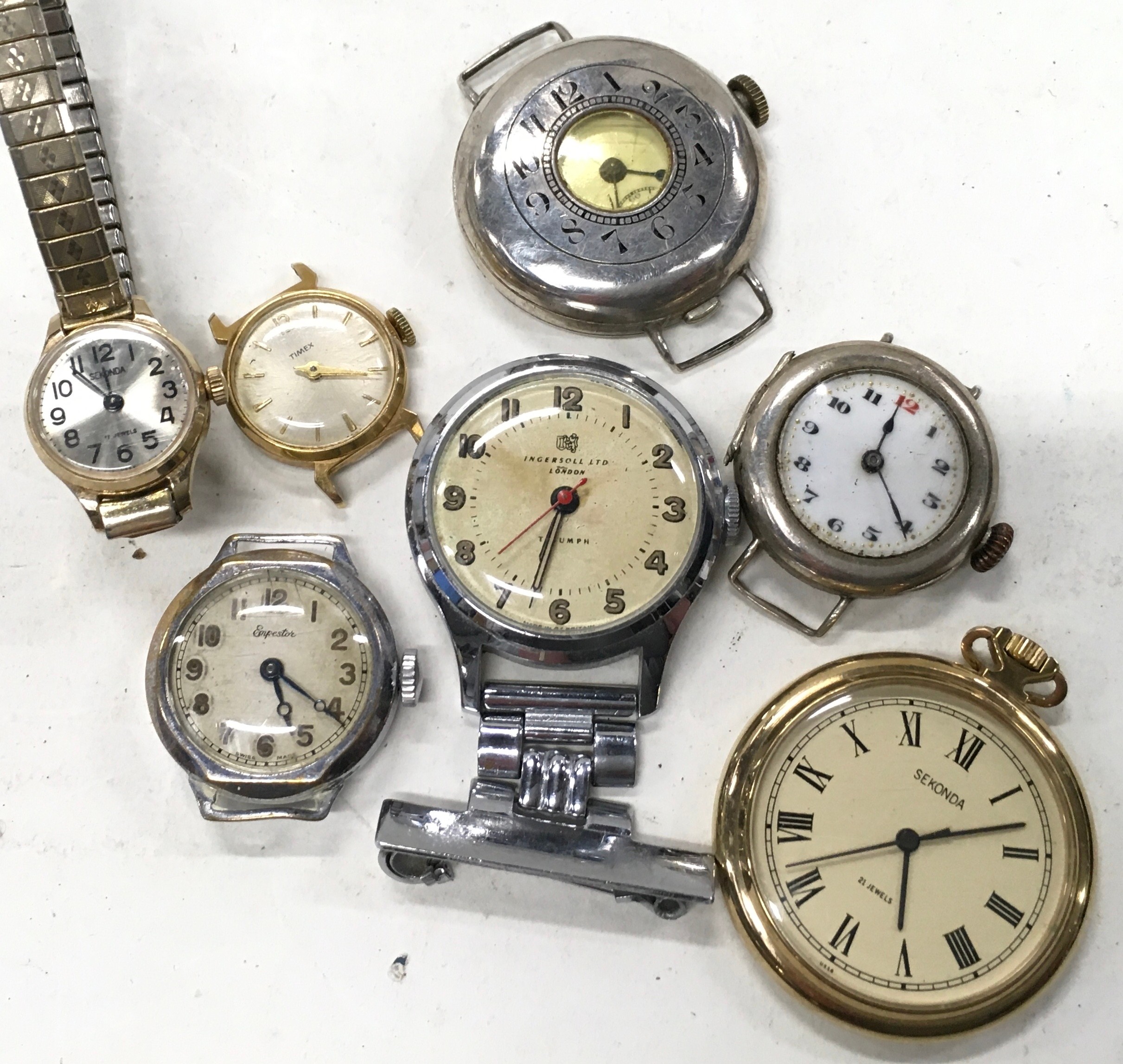 Collection of vintage watches, mostly mechanical. All being sold a/f but many seen working. Includes - Image 2 of 4