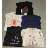 5 Lanvin T-shirts. 4 Size M and 1 Size S. Ref X468.