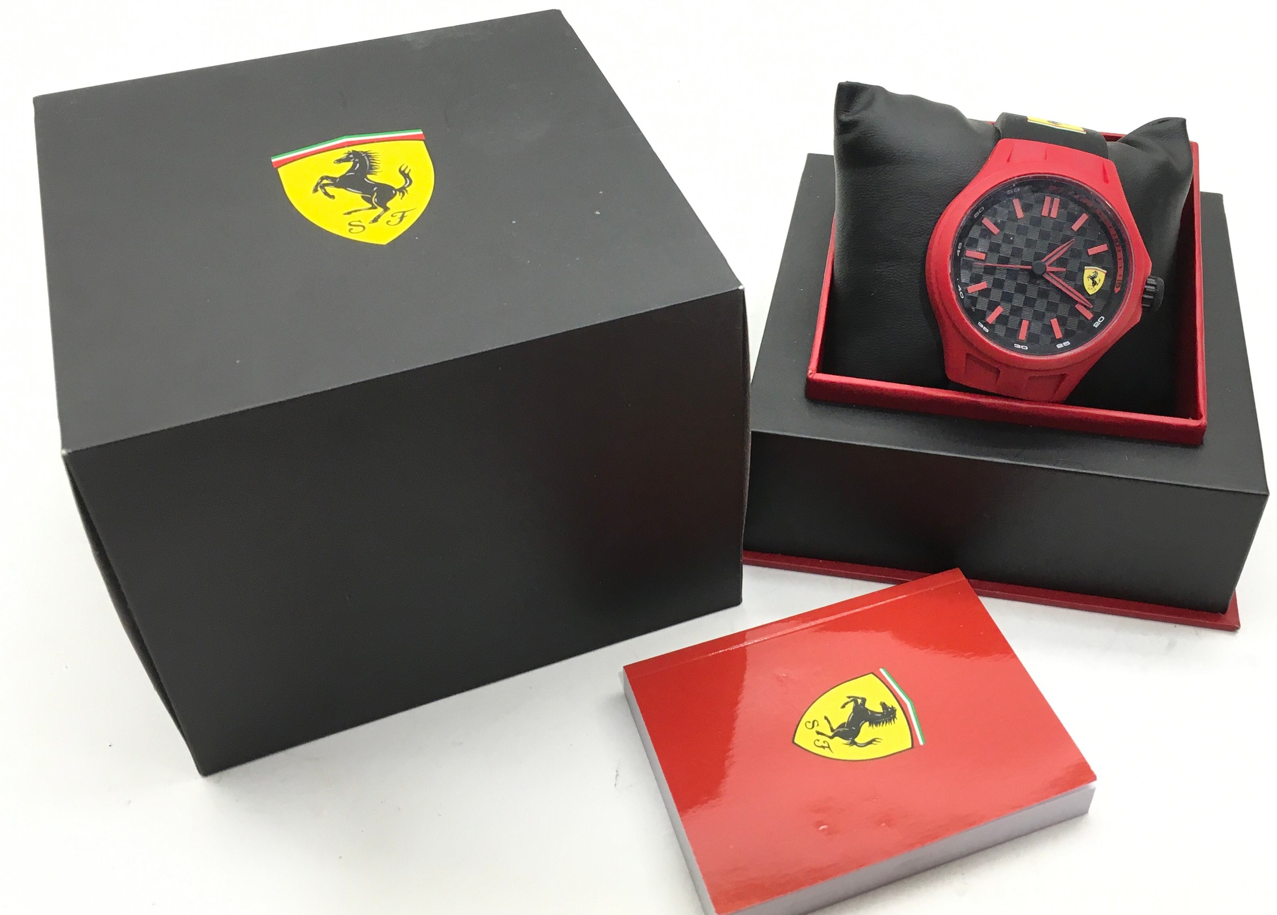 Collectible gents Ferrari quartz watch boxed with swing tags attached Model ref SF.01.47.0123 - Image 2 of 2