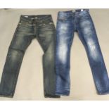 2 pairs of True Religion Rocco jeans. Size 31. Ref X470.