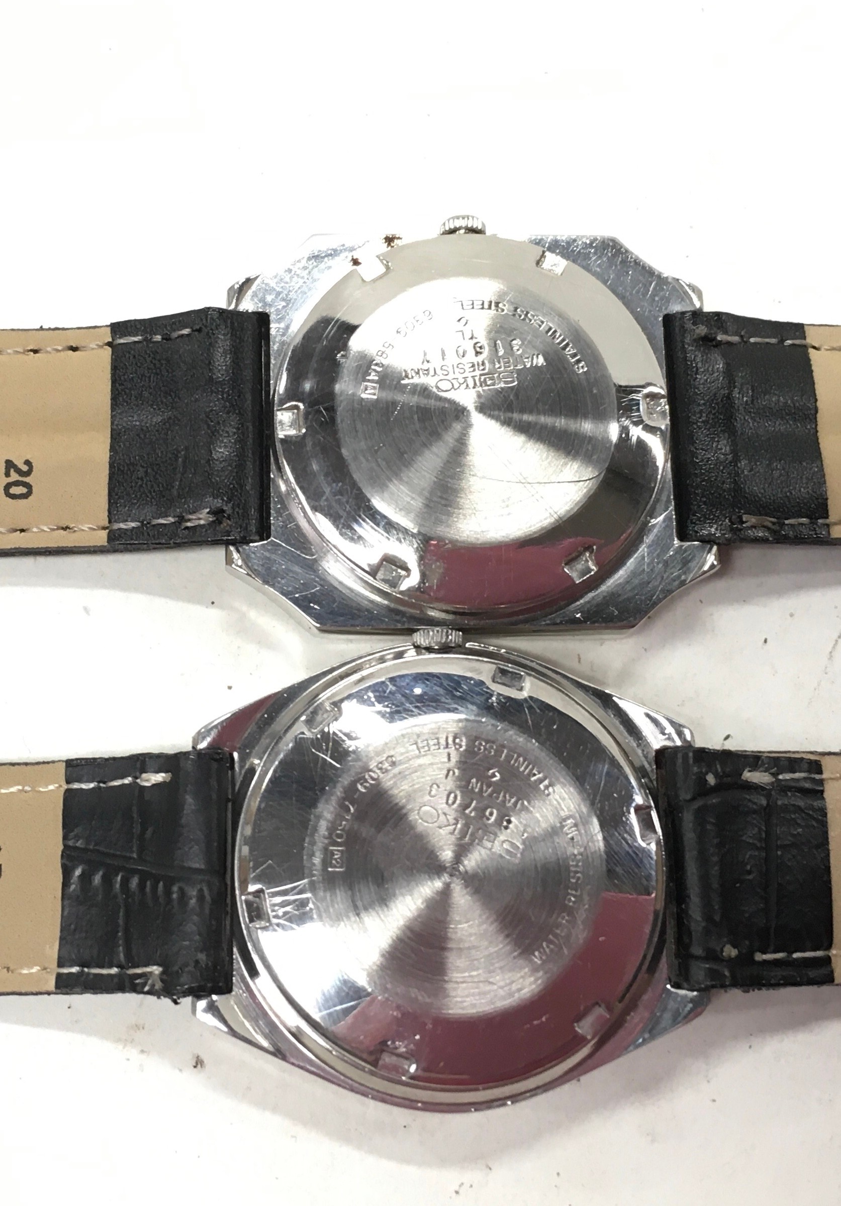 Collection of 4 vintage Seiko '5' gents watches. All seen working. 2 have aftermarket dials. - Image 6 of 7
