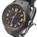 Collectible gents Ferrari quartz watch boxed with swing tags attached. Model ref SF.01.1.47.0070