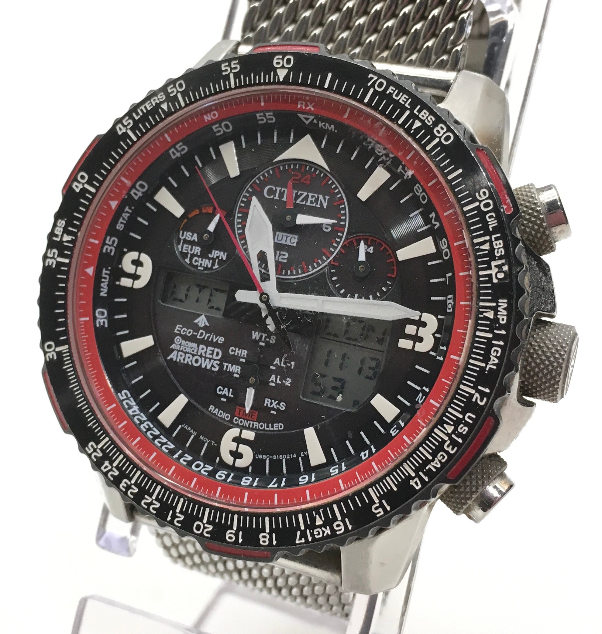 Collectible gents Citizen Eco-Drive Red Arrows chronograph. Model U680 S116819. Limited edition - Image 2 of 6