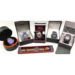 Collection of 6 boxed gents watches and chronographs to include examples by Globenfeld, Joules and