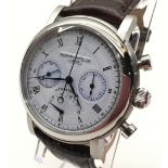 Quality gents automatic chronograph by Belgravia Watch Co London. Power reserve indicator at 6 o'