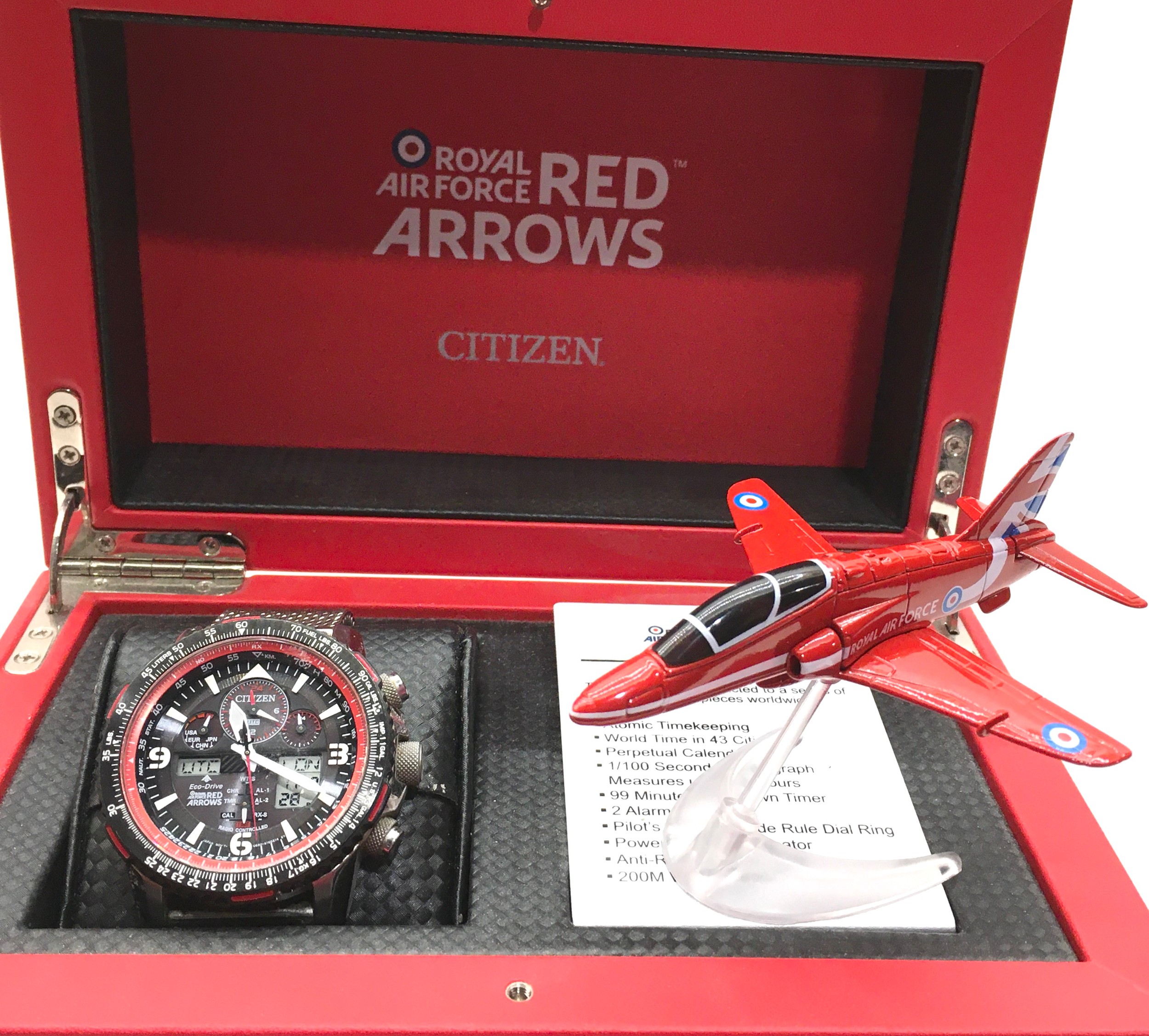 Collectible gents Citizen Eco-Drive Red Arrows chronograph. Model U680 S116819. Limited edition - Image 6 of 6