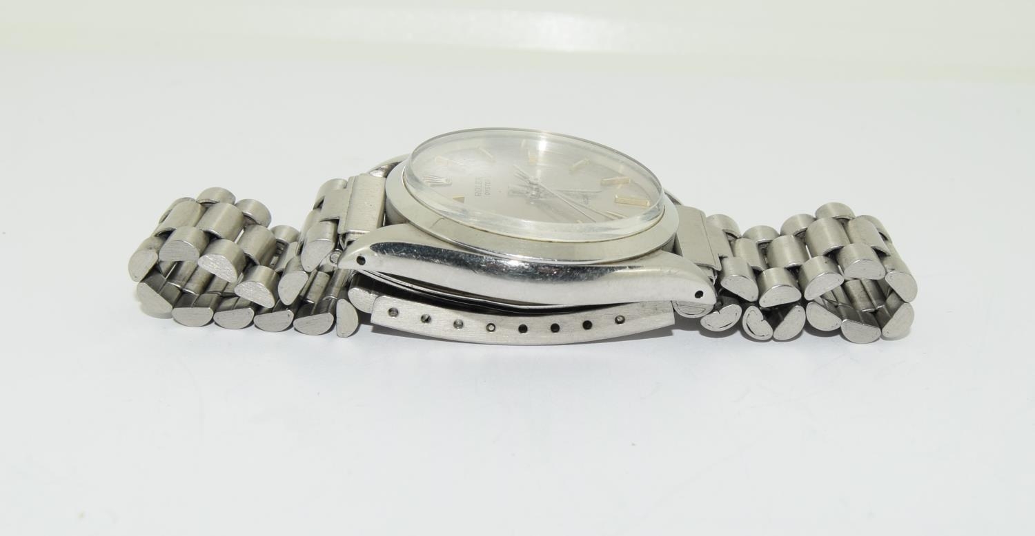 Rolex "Oyster gents stainless steel wristwatch year 1973 model 6426, movement 1225 serial no 349**** - Image 7 of 9