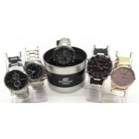 Collection of 5 gents watches to include Casio Waveceptor Tough Solar model EQW-M1100, Stratford