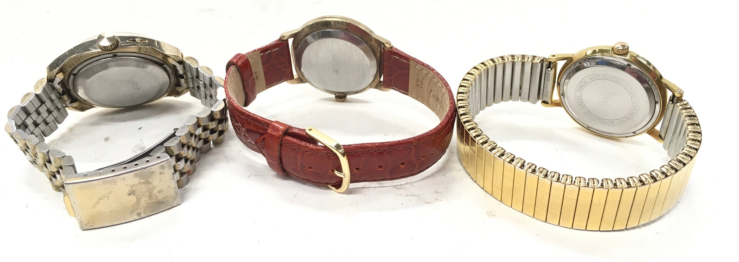 Collection of three vintage Soviet era Sekonda gents watches. Two automatic and one manual. All in - Image 5 of 5