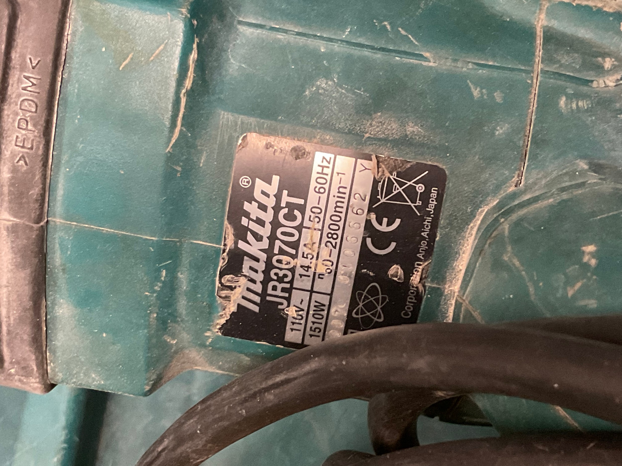 Makita JR3070CT Recipro Saw in case ref mb37. - Image 2 of 2