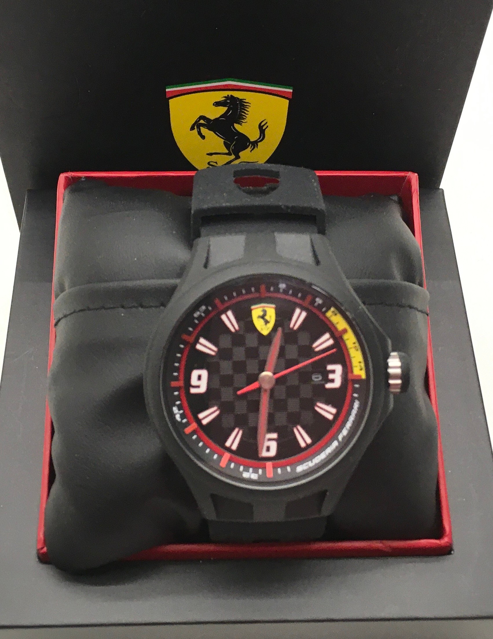 Collectible gents Ferrari quartz watch boxed with swing tags attached. Model ref SF.01.1.47.0070 - Image 2 of 2
