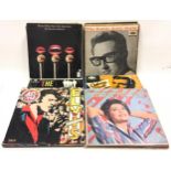Large box of LP Records to include Elvis Presley, Johnny Cash, Connie Francis, Buddy Holly and