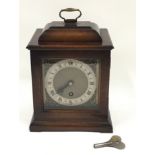 Smiths Astral 7 Jewels vintage mantle clock with key 27x19x16cm.