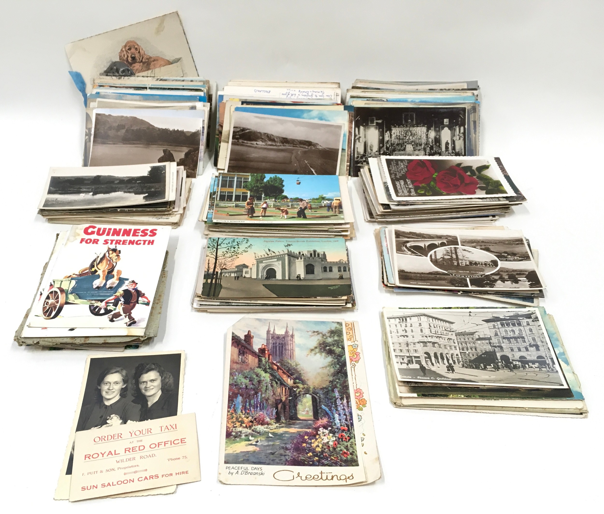 Good selection of loose postcards approx 300+