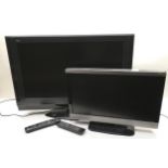 2 x televisions and controllers Panasonic Tx32LxD700 and a 23LCD TV