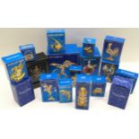 A large collection of boxed Crystal Temptations miniatures decorated with Swarovski components. 17