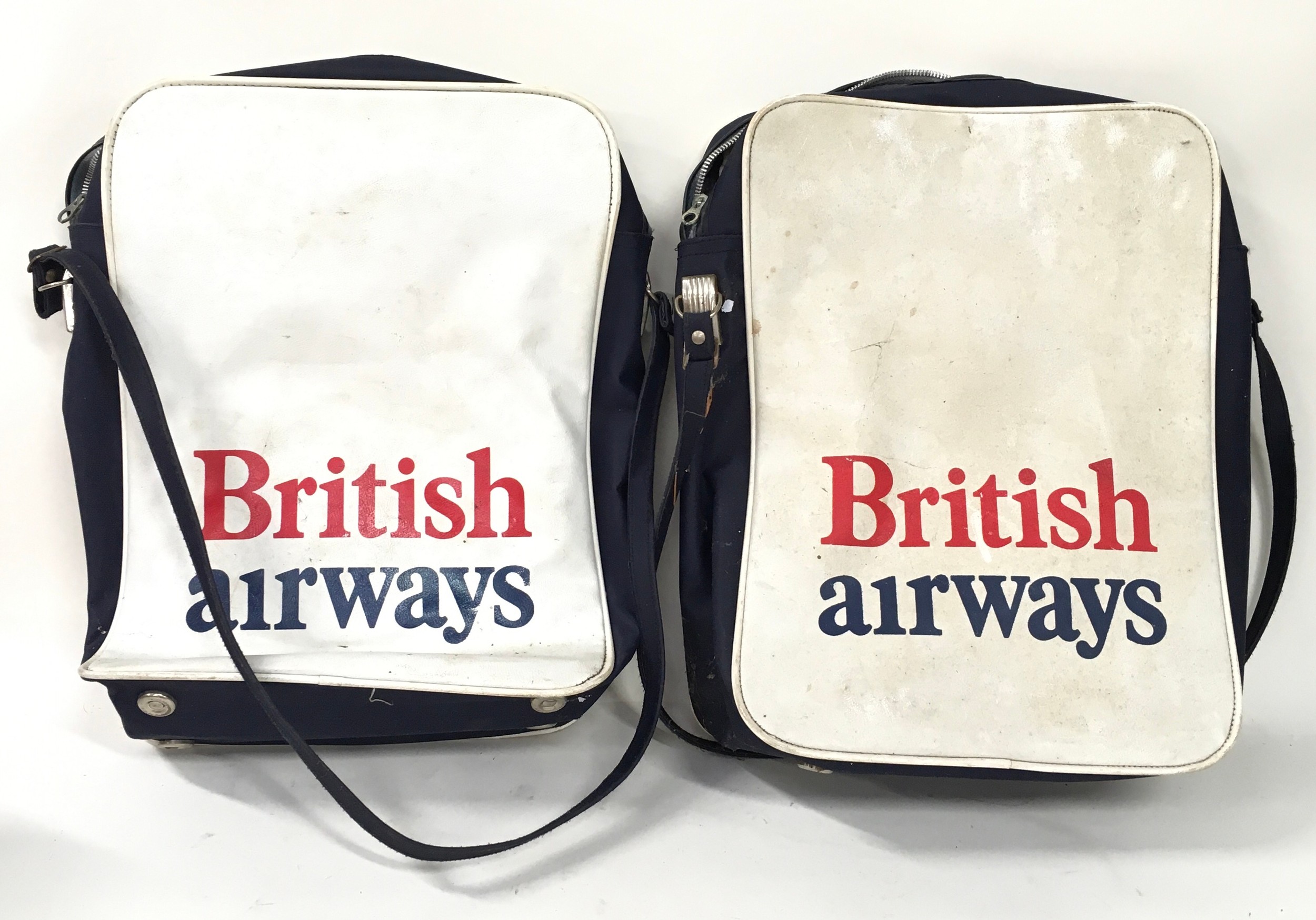 Two vintage 1970's British Airways shoulder bags together with a Speedo Bag. - Image 2 of 5