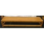 Large school P.E. bench 40x50x210cm