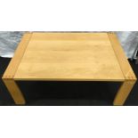 Modern bespoke coffee table 121x81x45cm.