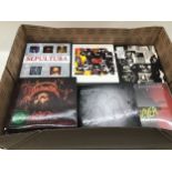 BOX OF VARIOUS COMPACT DISC’s. To include  mainly Rock with artists - Red Hot Chili Peppers - AC/