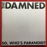 THE DAMNED VINYL LP 'SO, WHO'S PARANOID?'. This Ex Conditioned double album is pressed on Clear