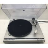 TECHNICS SL-B2 TURNTABLE. This is a semi automatic belt drive turntable with magnetic cartridge.